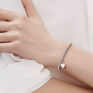 TIFFANY💎Heart Tag Bead Bracelet
